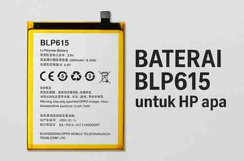 Cek Baterai BLP615 untuk HP Apa