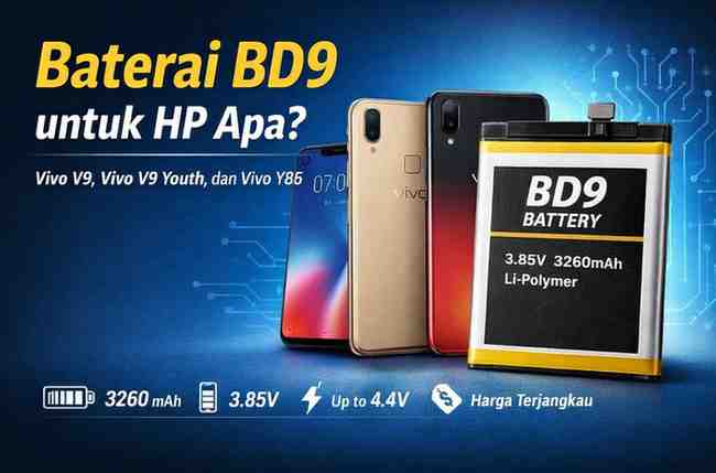 Cek Baterai BD9 untuk HP Apa
