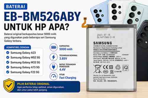 Baterai EB-BM526ABY untuk HP Samsung Apa